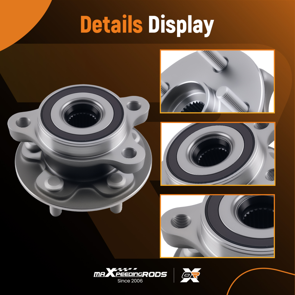 Front Wheel Hub Bearing Assembly compatible for Toyota Corolla 2019-2024 513402 H513402