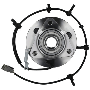 Front Left Wheel HubBearing Assembly compatible for DODGE DAKOTA 4WD 1997-2004