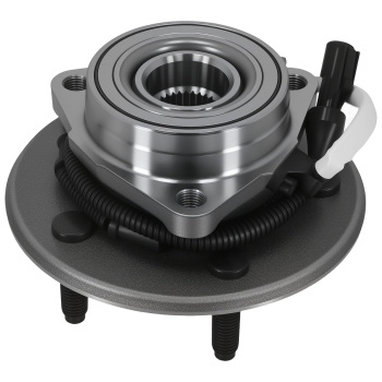 Front L/R Wheel Hub Assembly compatible for Ford F-150 00-03 4WD 515029 WE61560 ABS