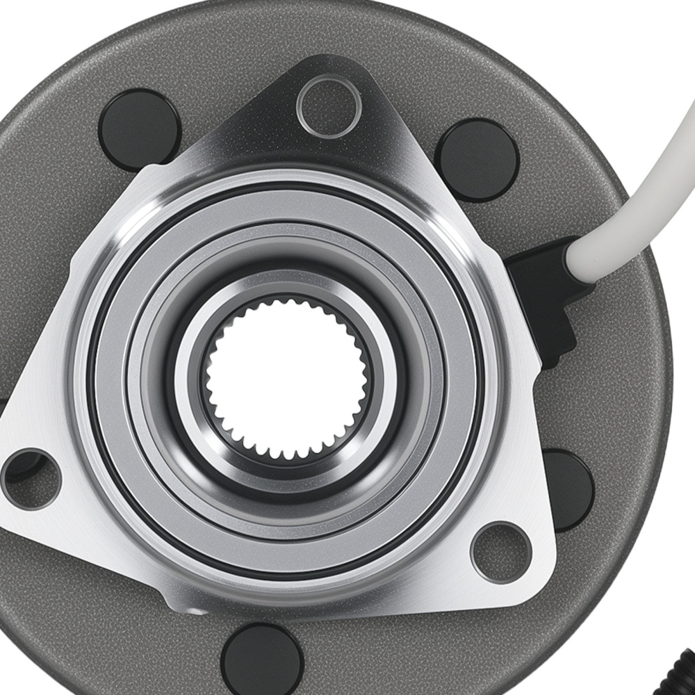 Front L/R Wheel Hub Assembly compatible for Ford F-150 00-03 4WD 515029 WE61560 ABS