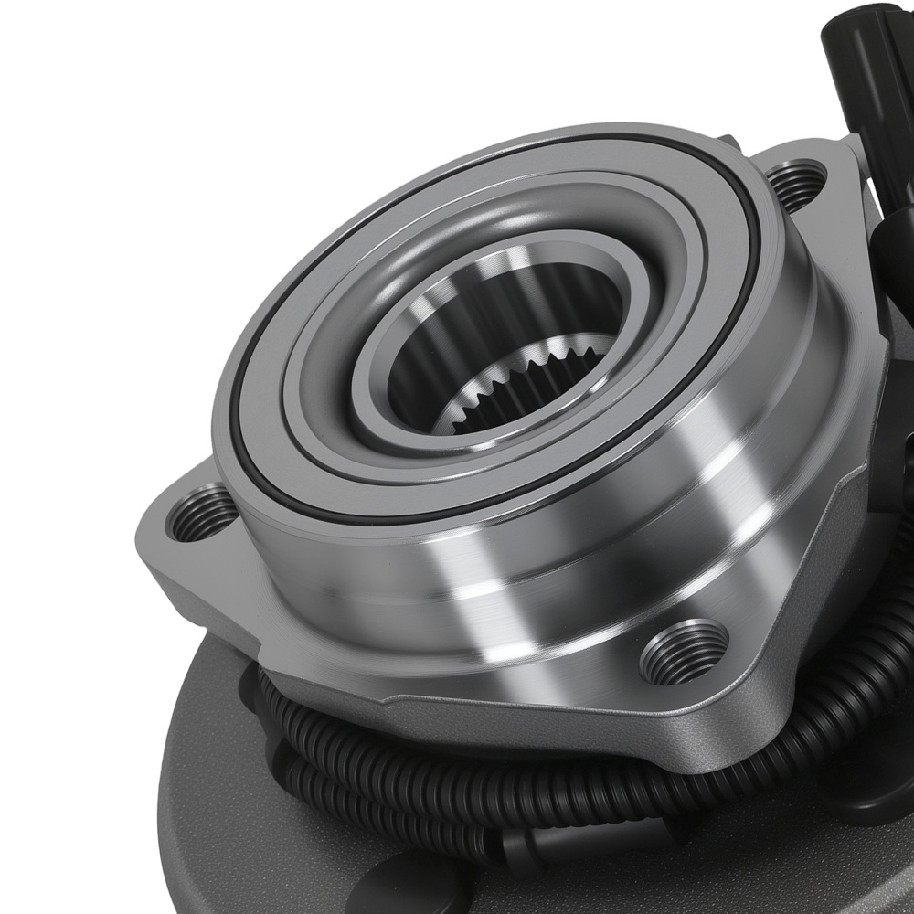 Front L/R Wheel Hub Assembly compatible for Ford F-150 00-03 4WD 515029 WE61560 ABS