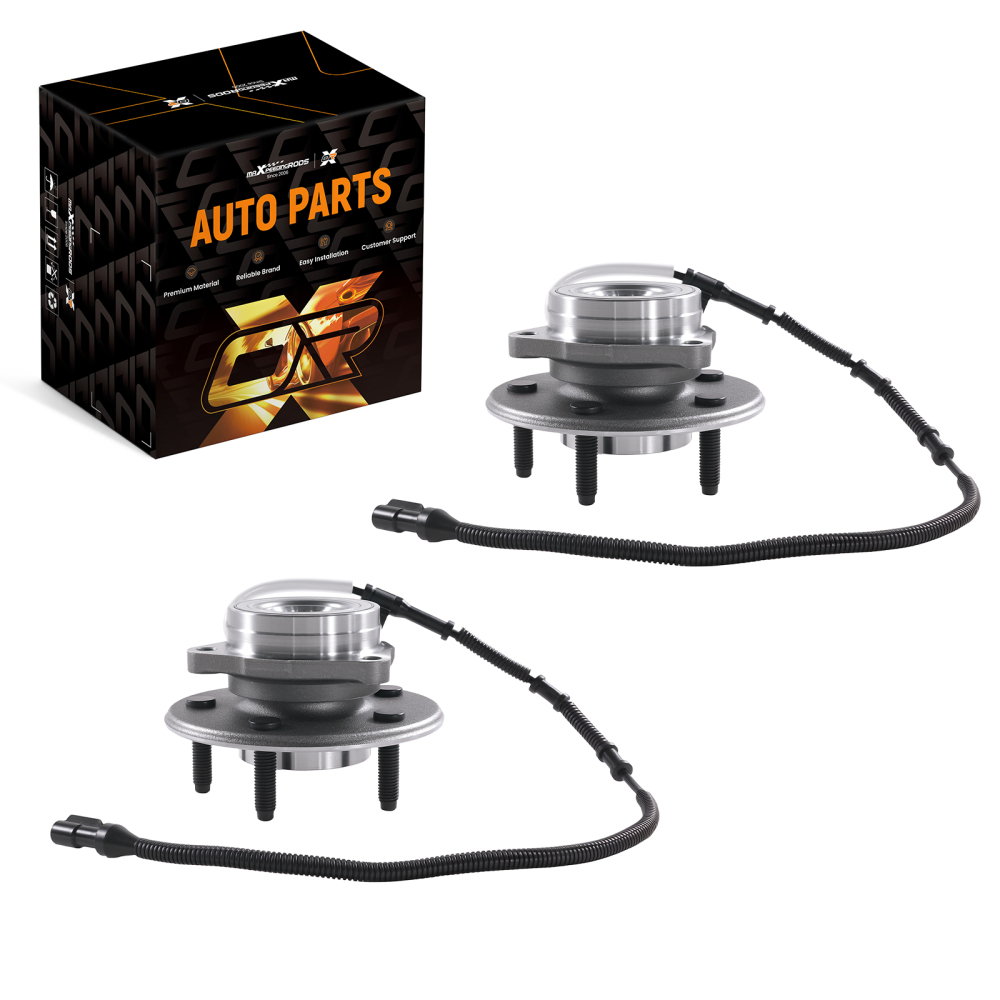 Front Wheel Bearing Hub Assembly compatible for Ford F-150 4x4 2000-2003 515029 715029
