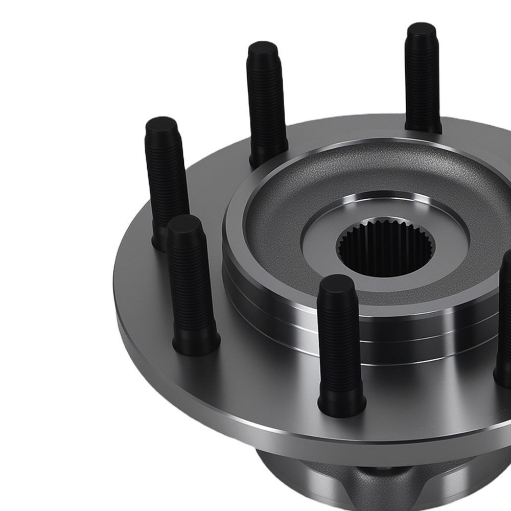 Front Wheel Hub Assembly compatible for DODGE RAM 2500/3500 4WD ABS 2000-2002 5015282AA