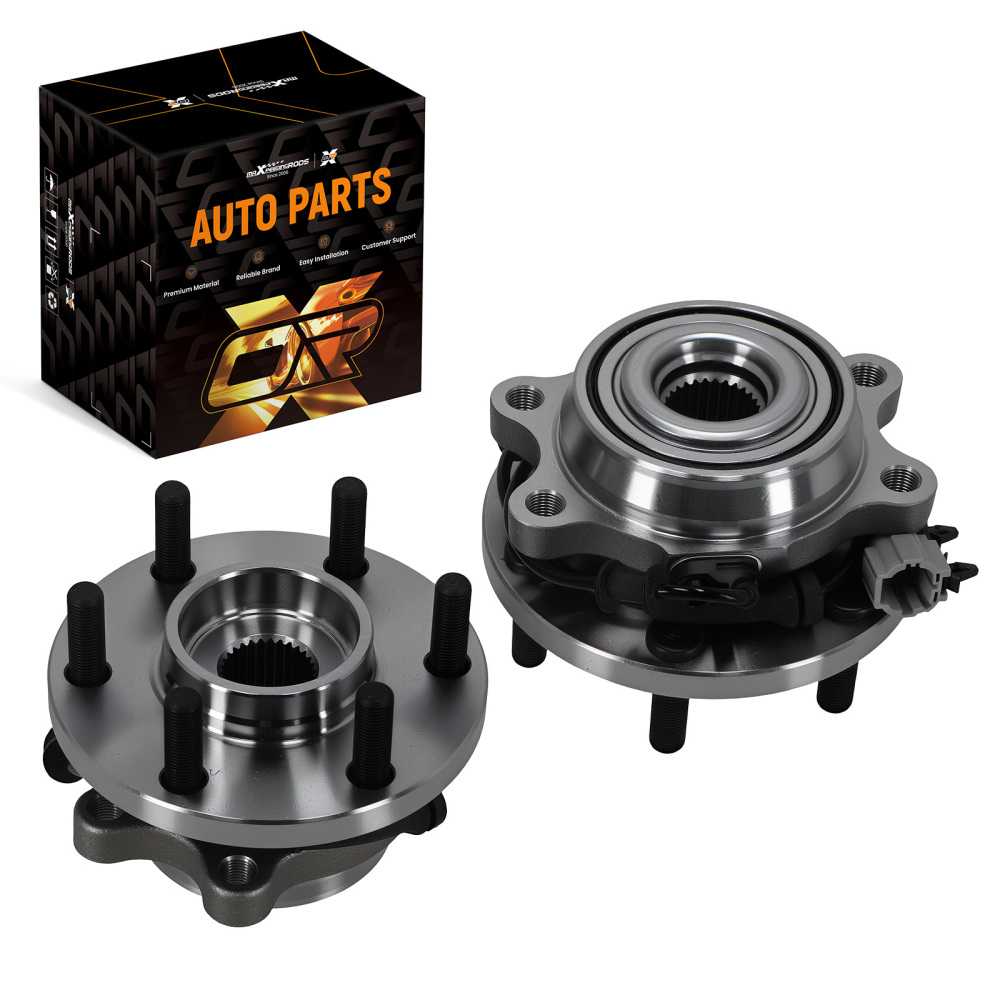 Front Left Right Wheel Bearing Hub Assembly compatible for Nissan Frontier 4x4 WA515065