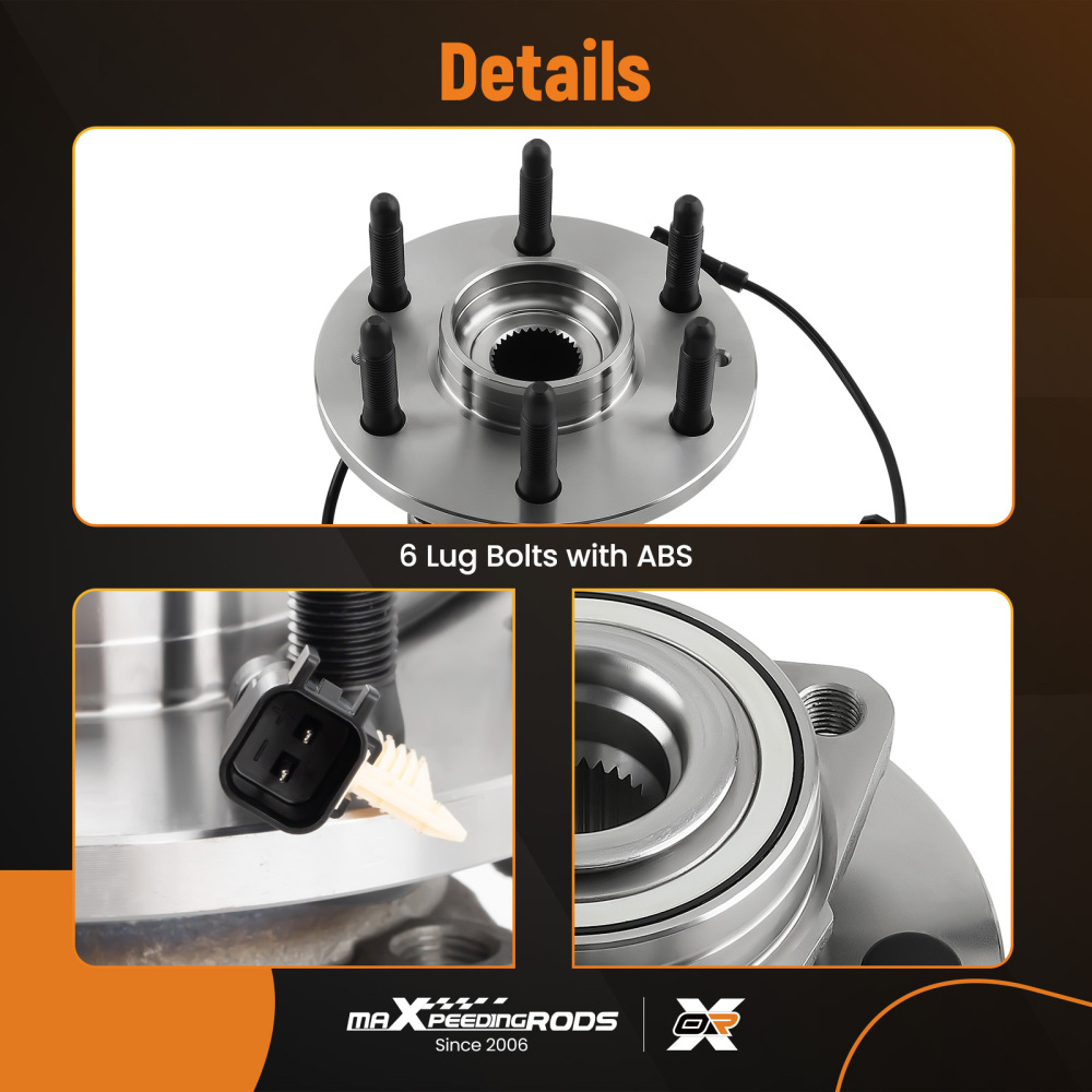 Front Wheel Bearing and Hub Assembly compatible for Cadillac Escalade ESV 4WD 2015-2020