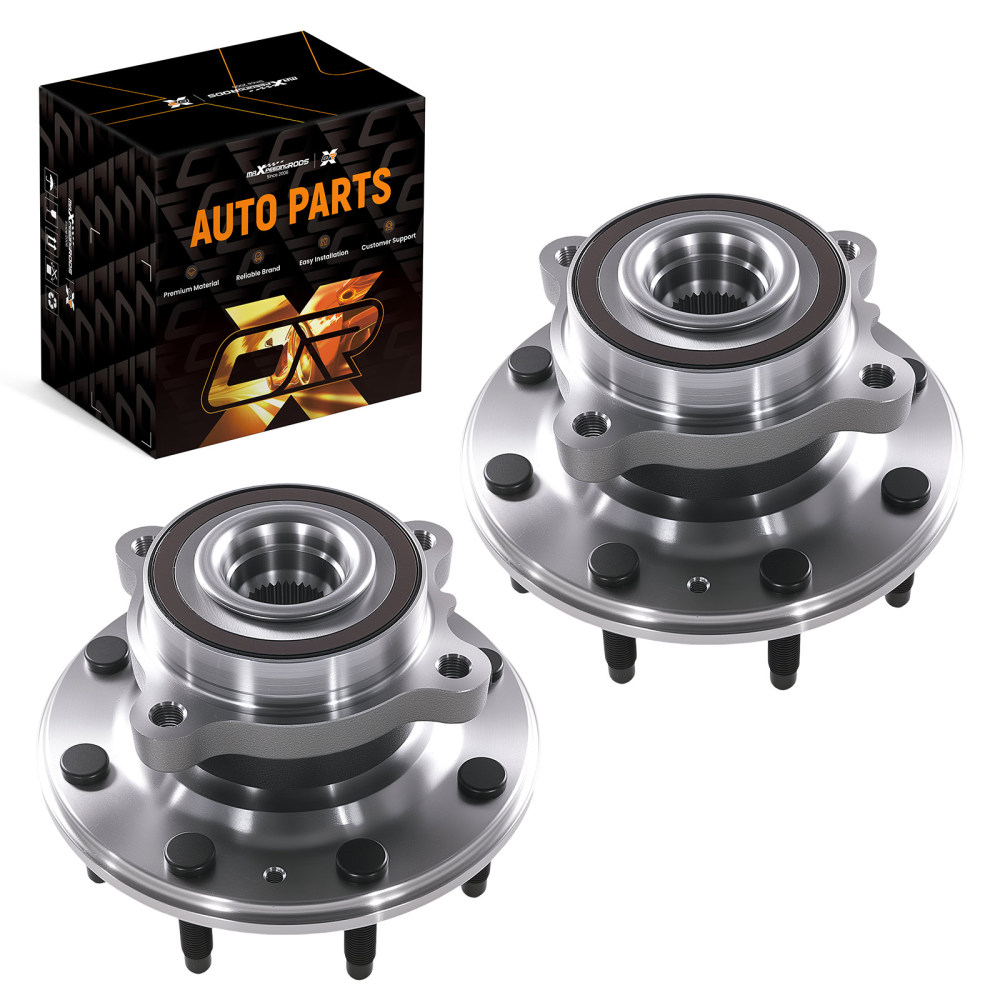 Front Left Right Wheel Hub Bearing compatible for Chevrolet Silverado 2500 HD 4WD
