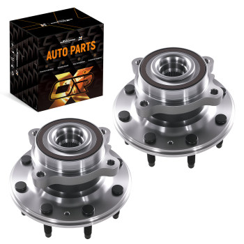 Front Left Right Wheel Hub Bearing compatible for Chevrolet Silverado 2500 HD 4WD