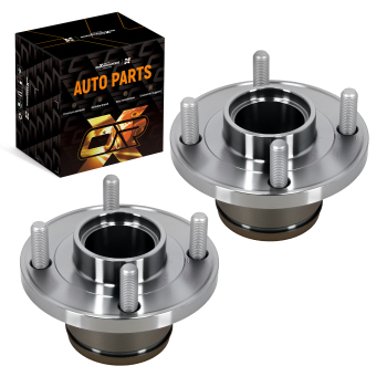 Rear Wheel Bearing Hub Assembly compatible for Ford Focus 2001-2009 WA521002 4 Lugs Pair