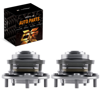 Pair Front LeftRight Wheel Hub Bearing compatible for TOYOTA TUNDRA 2007-2021 29594449