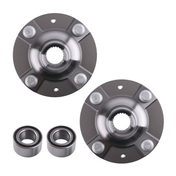 Front Wheel Bearing Hub Assembly Pair compatible for Hyundai Accent compatible for FWD 2012-2017 NT510055