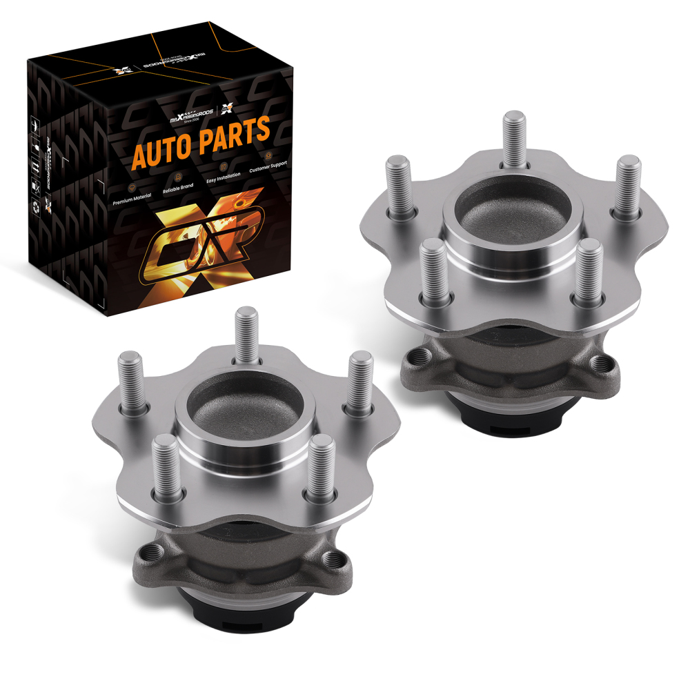 5 Bolt Rear LH RH Wheel Hub Bearing compatible for Nissan Rogue compatible for FWD 2008-2013 WA512398