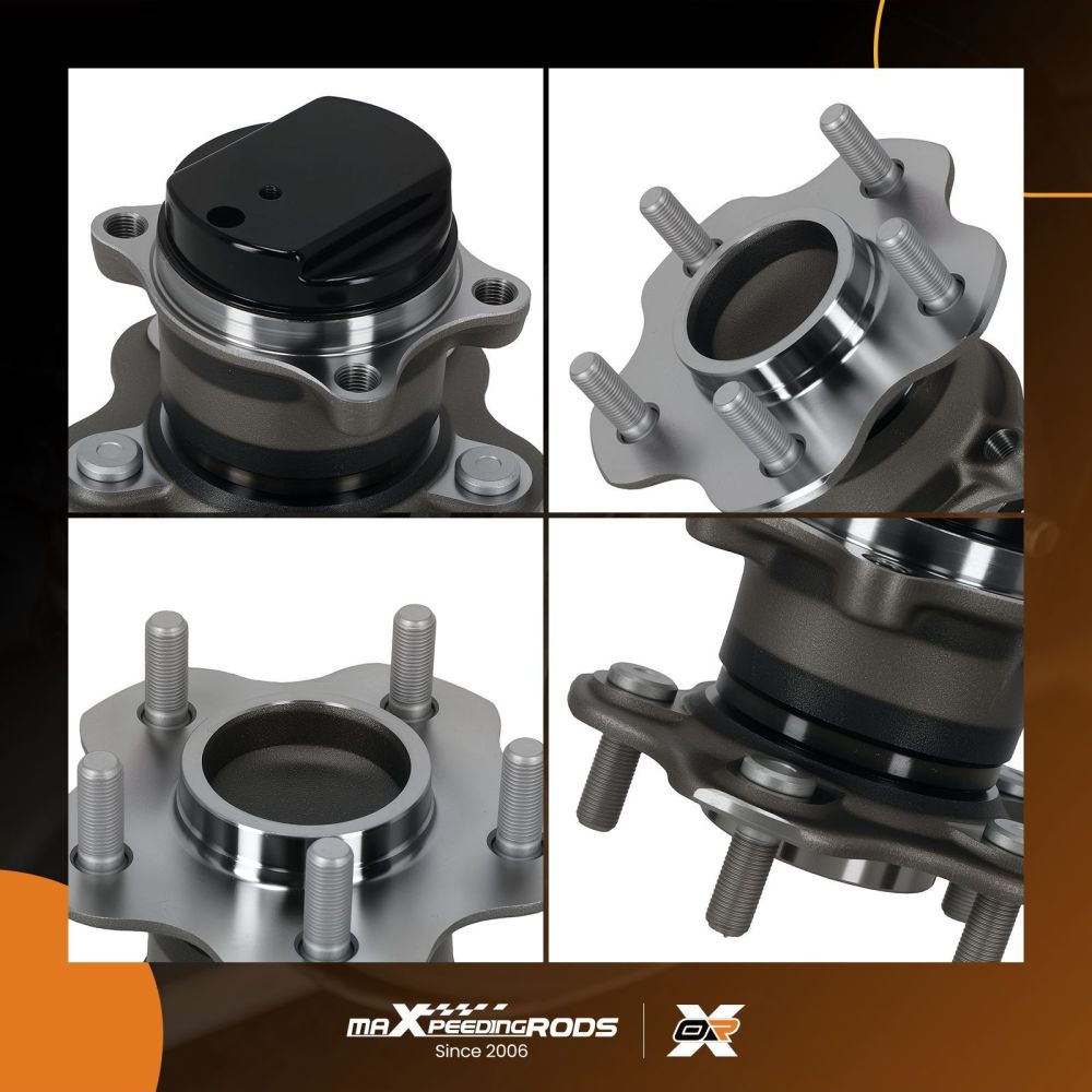 5 Bolt Rear LH RH Wheel Hub Bearing compatible for Nissan Rogue compatible for FWD 2008-2013 WA512398