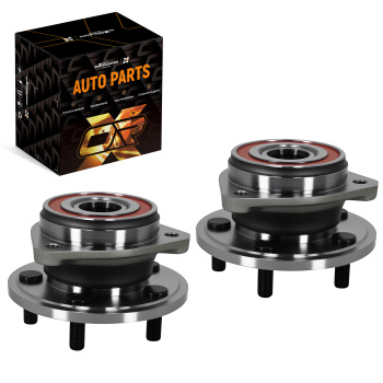 2pc Front 5 Lugs Wheel Hub Kit compatible for Jeep Cherokee/Wrangler 1990-98 BHA53896