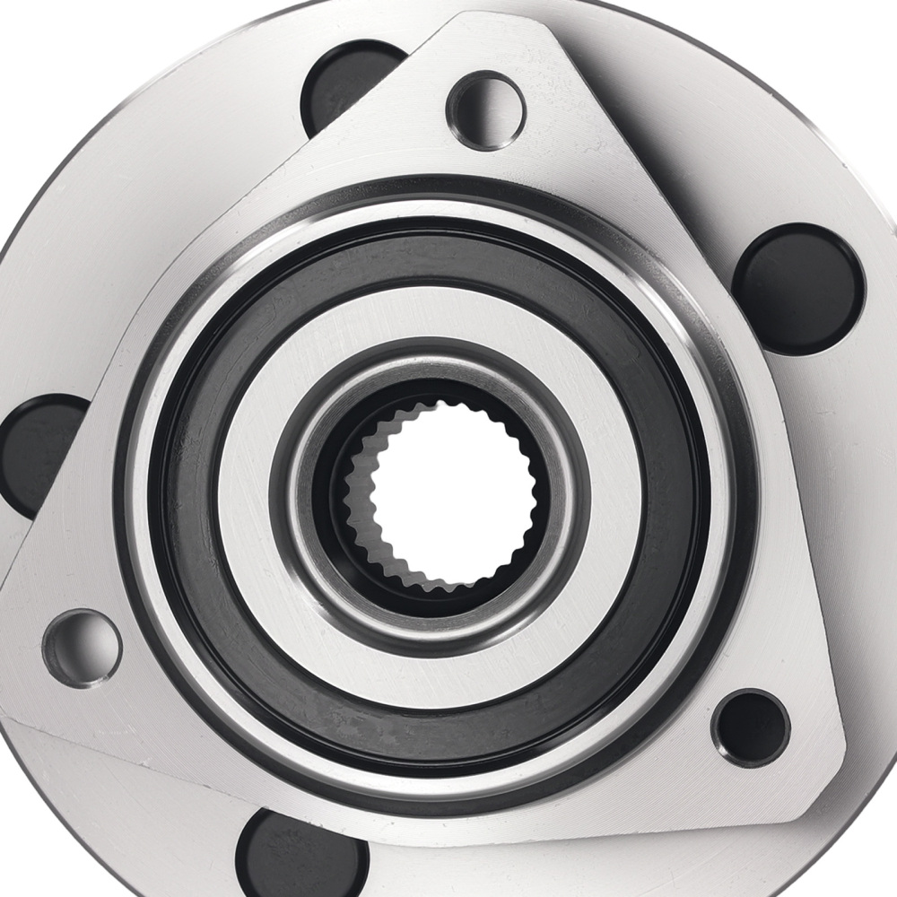 2 Front HubBearing Set compatible for Jeep Grand Cherokee 99-04 BR930335 3-Bolt ABS