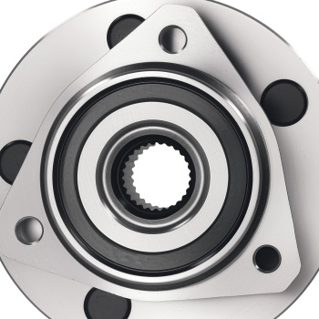 2 Front HubBearing Set compatible for Jeep Grand Cherokee 99-04 BR930335 3-Bolt ABS