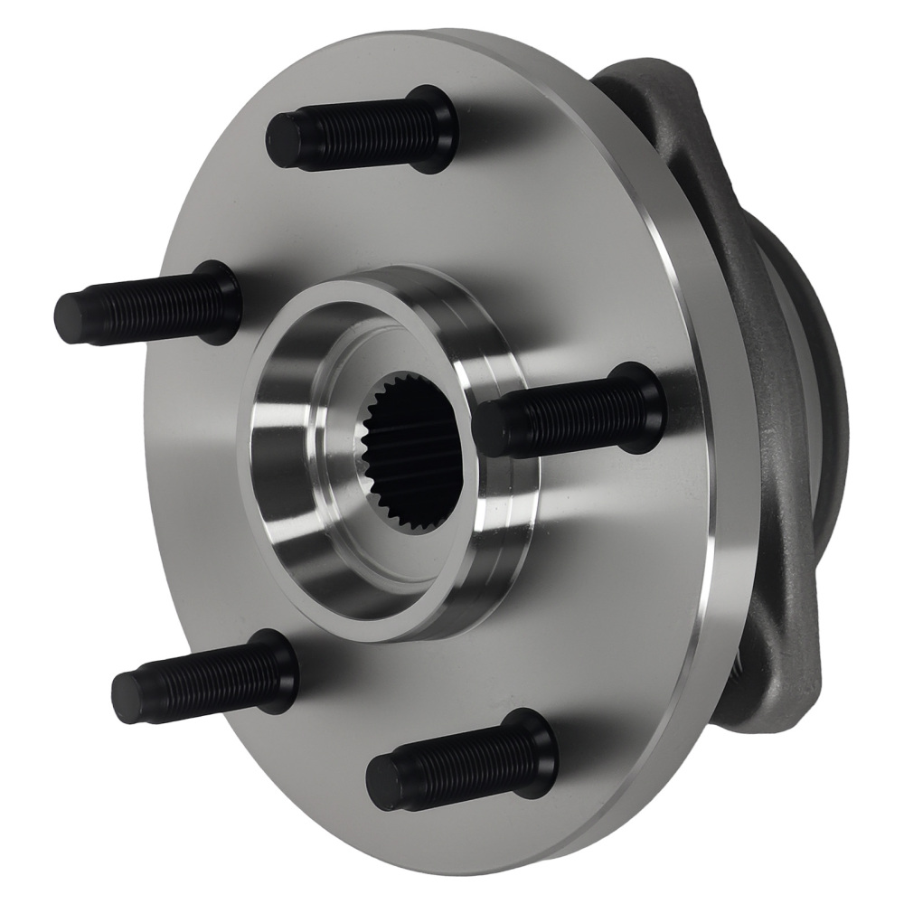 2 Front HubBearing Set compatible for Jeep Grand Cherokee 99-04 BR930335 3-Bolt ABS