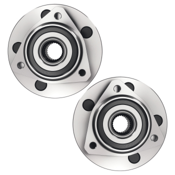 2 Front HubBearing Set compatible for Jeep Grand Cherokee 99-04 BR930335 3-Bolt ABS