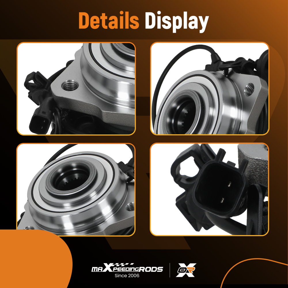 Front Passenger Side Wheel Hub compatible for Jeep Liberty 2002-2007 513177 5 Lugs ABS