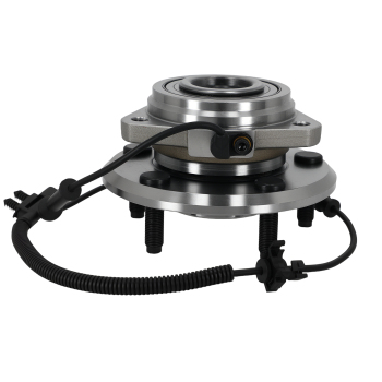 Pair Front Wheel Hub Bearing Assembly Kit compatible for JEEP WRANGLER 2007-10 513272 ABS