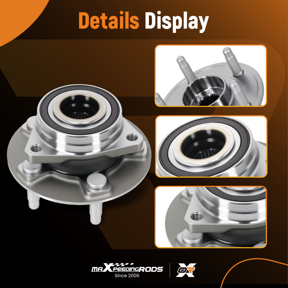 Front / Rear Wheel Hub compatible for Cadillac CTS 2008-2019 513282 5 Bolt Bearing