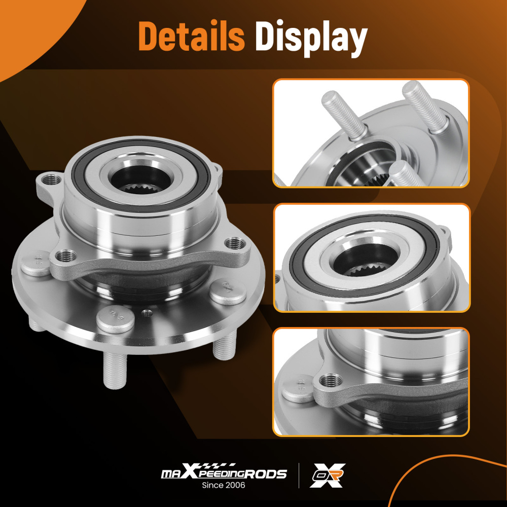 Front Wheel Hub Bearing Assembly compatible for Honda Odyssey 2011-2017 WA513293 compatible for FWD