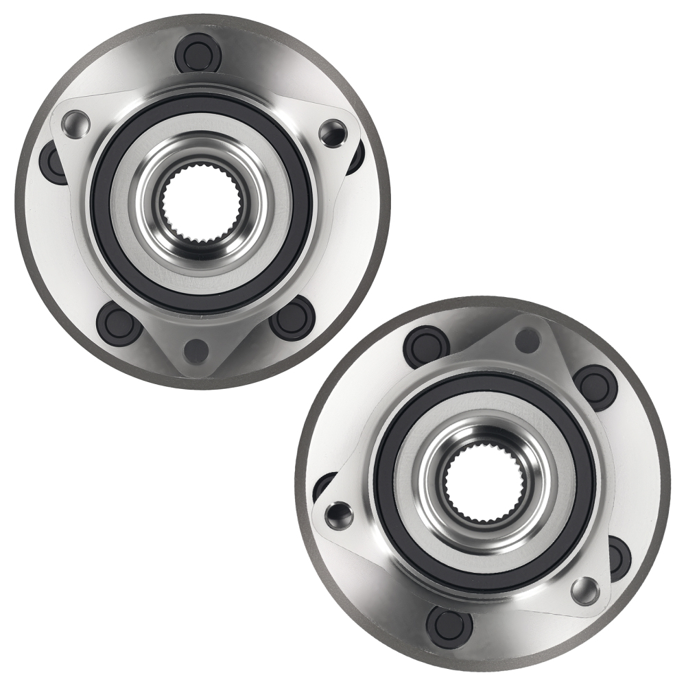 5 Bolt Front Hub Set compatible for Dodge Durango 2011 2012-2023 52124767AC ABS Ring