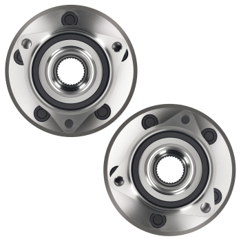 5 Bolt Front Hub Set compatible for Dodge Durango 2011 2012-2023 52124767AC ABS Ring