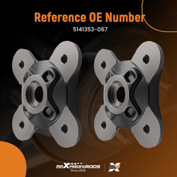 Front Rear Wheel Hub compatible for Polaris RZR XP/XP4 Turbo 2018-2021 5141353-067