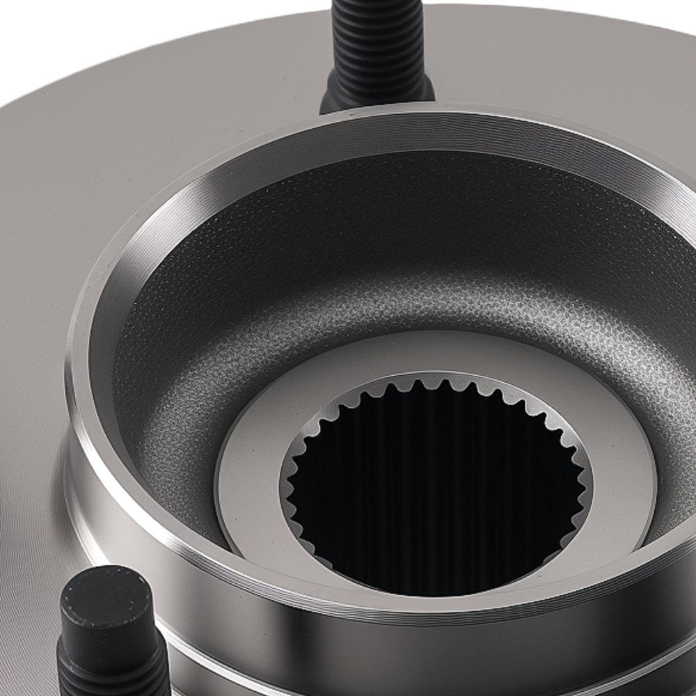 Front Wheel Bearing Hub Assembly compatible for Ford F-150 4WD 97-99 515010 SP550200 5 Lug