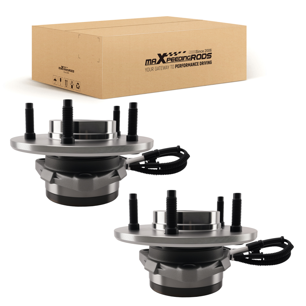 Front Wheel Bearing Hub Assembly compatible for Ford F-150 4WD 97-99 515010 SP550200 5 Lug