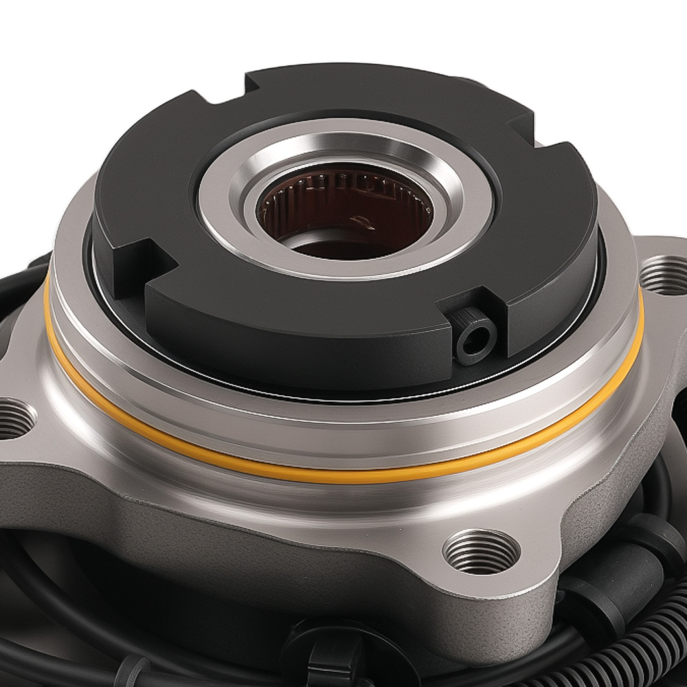 Front Wheel Bearing Hub compatible for Ford F-250 F-350 Super Duty SRW 4x4 1999-2004