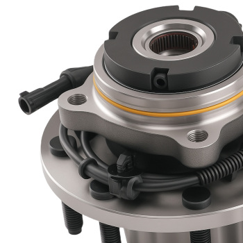 Front Wheel Bearing Hub compatible for Ford F-250 F-350 Super Duty SRW 4x4 1999-2004