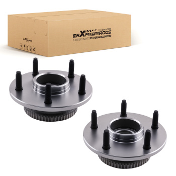 Front Complete Wheel Hub Set compatible for Dodge Ram 1500 RWD 2000-01 HA590001 5 Lugs