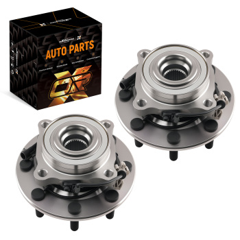 8 Bolt Front Wheel Hub Bearing compatible for GMC Sierra 3500 HD 2007-2010 H515099