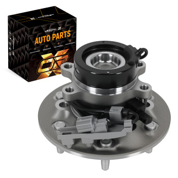 Front Left Wheel Hub Bearing compatible for GMC Canyon 2WD 6 Bolt 2004-2008 FW318