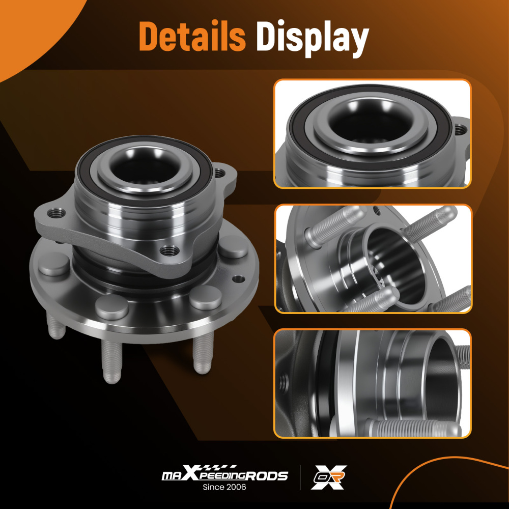 Front Wheel Bearing Hub Assembly compatible for Chevrolet Colorado 4WD 15-21 515167 6 Stud