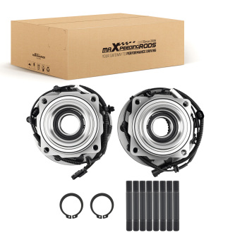 2 Front Wheel HubBearing Sets compatible for Ford F-450/F-550 4x4 2017-2019 BHA31370