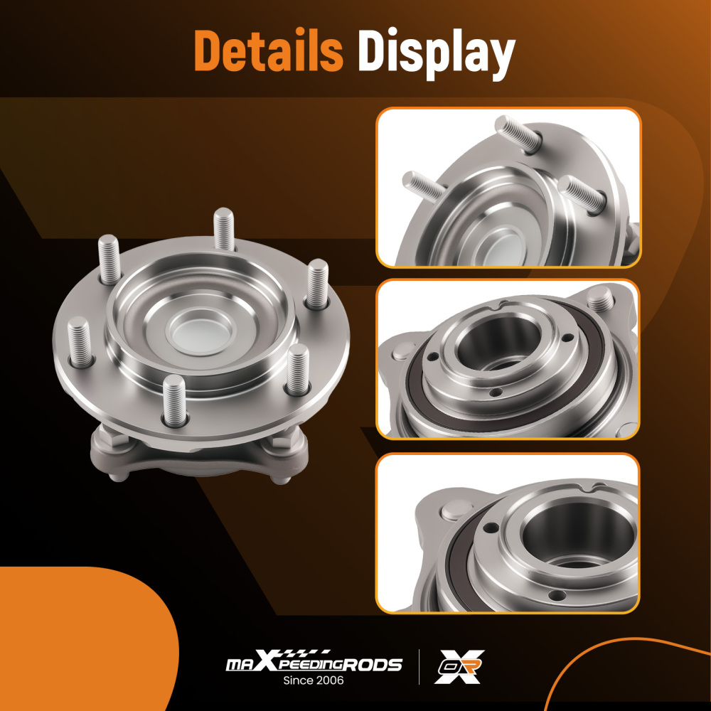 Front Wheel Bearing Assembly compatible for Toyota FJ Cruiser 2007-2009 90119A0167