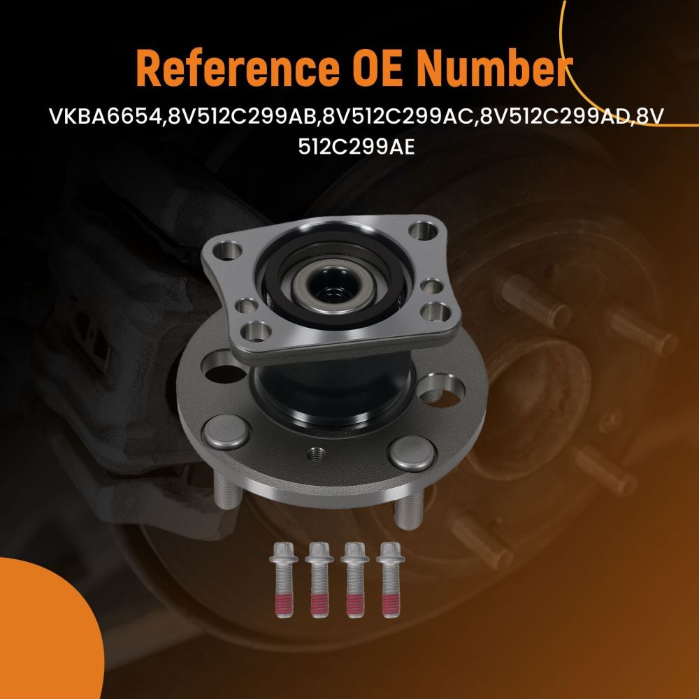 Cuscinetto Mozzo Ruota compatibile per Ford Fiesta VI CB1 CCN 1.6L 2008-2012 VKBA6654