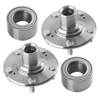 Front Wheel BearingsWheel Hubs compatible for Honda Civic DX EX LX HF Hybrid 1.8L/1.5L