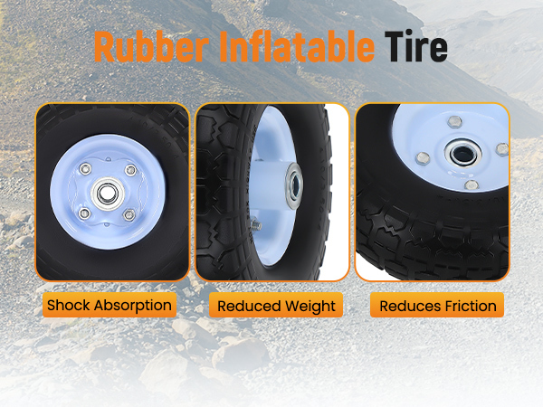 4x Wheel Kit compatible for Honda Generator EU3000is Direct Replacement 06423-ZS9-020AH