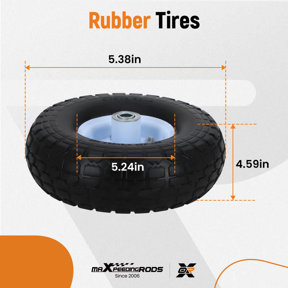 4x Wheel Kit compatible for Honda Generator EU3000is Direct Replacement 06423-ZS9-020AH