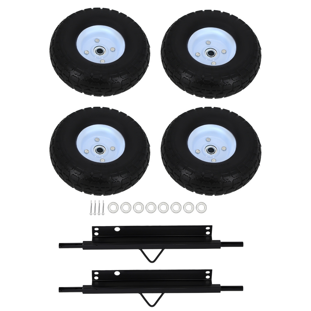 4x Wheel Kit compatible for Honda Generator EU3000is Direct Replacement 06423-ZS9-020AH