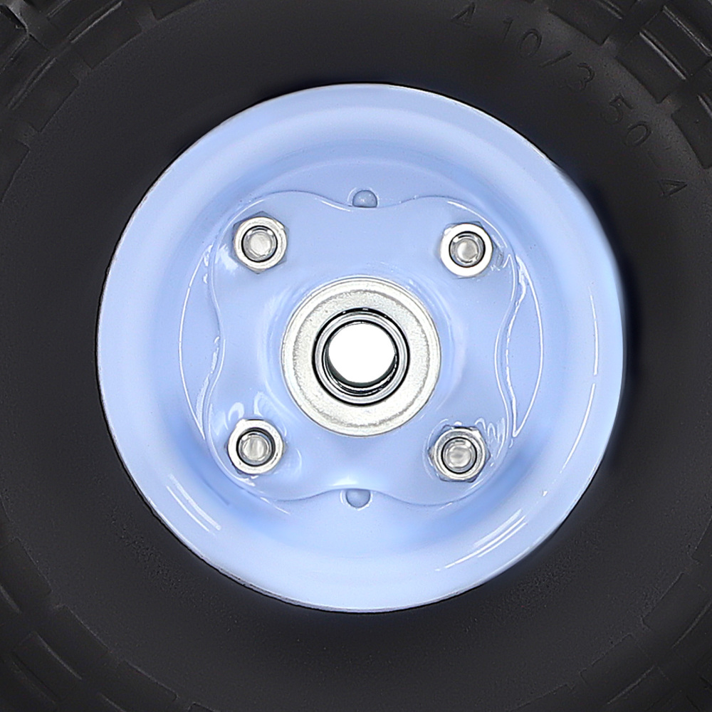 4x Black Blue Wheel Kit Steel Axles Hardware compatible for Honda Generator EU3000is