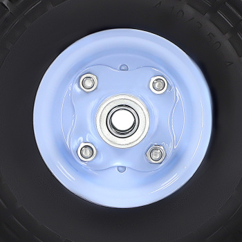 4x Black Blue Wheel Kit Steel Axles Hardware compatible for Honda Generator EU3000is