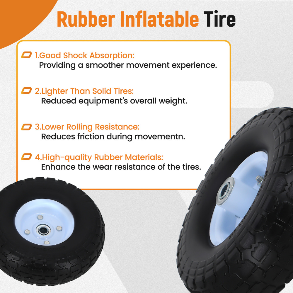 Durable Wheel Kit Steel Axles Hardware compatible for Honda Generator EU3000is Black Bliue