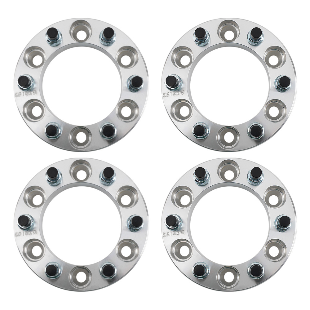 4x Rueda Separadores 6x139.7mm 30mm compatible para Landcruiser Patrol Pajero Hilux Prado