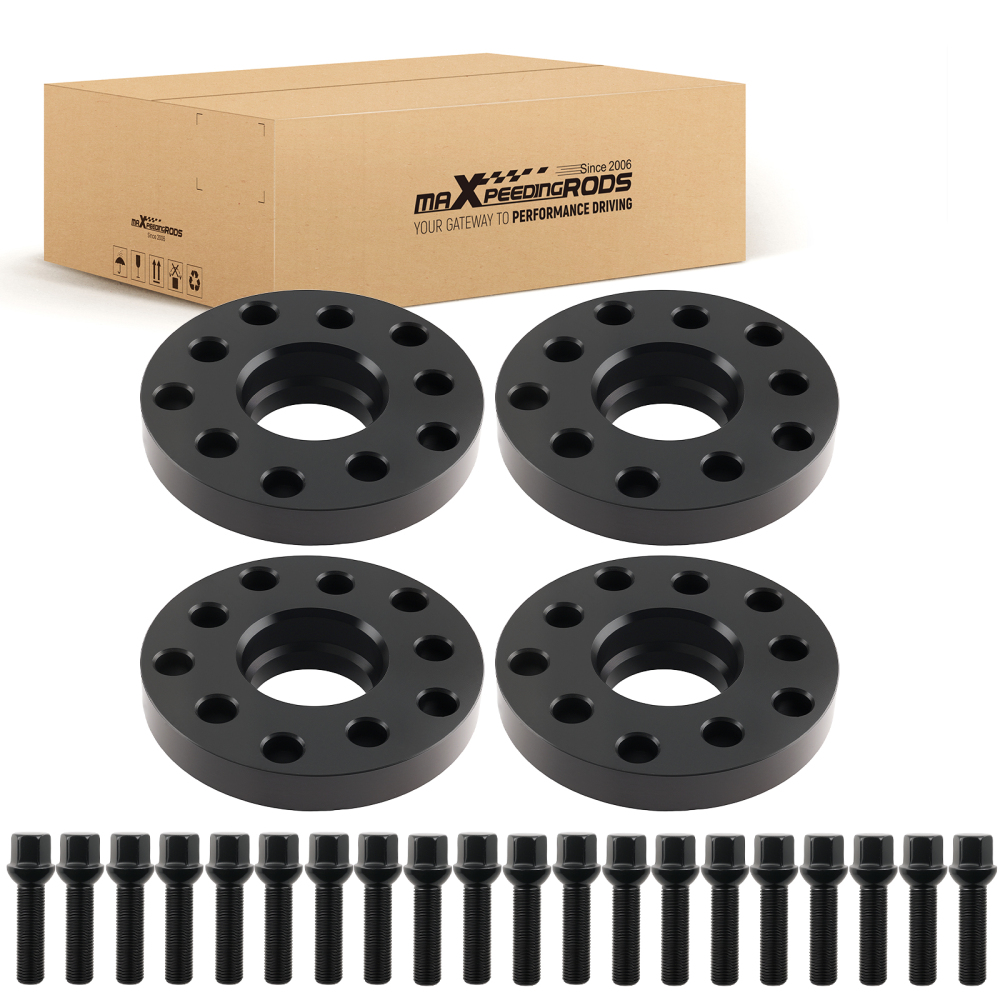 4x Distanziali 15/20mm compatibile per Volkswagen T-Roc/T-Cross 5x100 5x112 M14x1.5