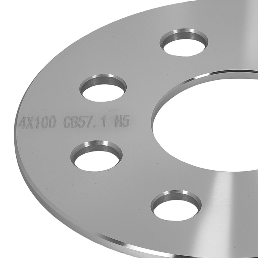 Coppia Distanziali 5mm Alluminio compatibile per Volkswagen 4x100 CB57.1 M12x1.5x32