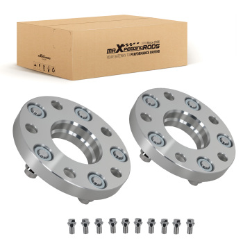 2 Distanziali 20mm 5x130 compatibile per Porsche 911 Boxster Cayman Cayenne Hub Centric